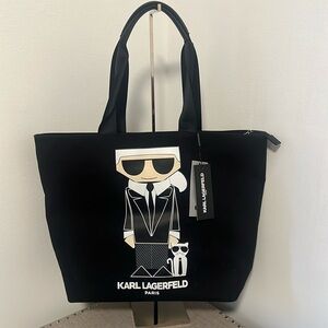 Karl Lagerfeld Canvas Tote